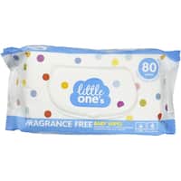 little ones baby wipes unscented 80pk