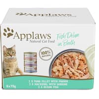 applaws cat food fish deluxe 560g 8pk