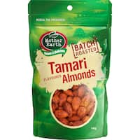 mother earth almonds tamari flavoured 140g