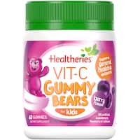 healtheries kidscare vitamin c gummy bears 60pk