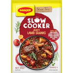 maggi slow cooker recipe base juicy lamb shanks 40g