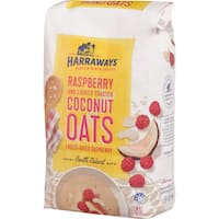 harraways oats raspberry & toasted coconut 800g