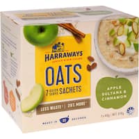 harraways oat singles apple sultana cinnamon 315g 7pk