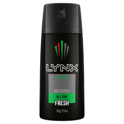 Lynx Men Body Spray Aerosol Deodorant Africa 155ml