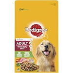 pedigree adult dog biscuits with real beef 3kg