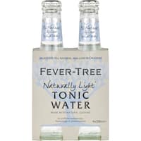 fever tree mixers light tonic water 4pk
