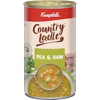 campbells country ladle canned soup pea & ham 500g