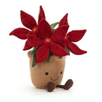 Jellycat Amuseable Poinsettia Multi-Coloured 10x10x25cm A1PON