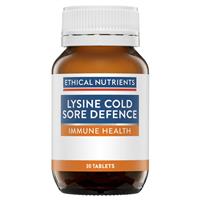ethical nutrients lysine lip defence 30 tablets