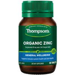thompson's organic zinc 80 tablets