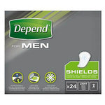 Depend Incontinence Pads For Men 24 Pack Short Dated