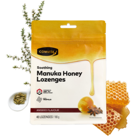 Comvita Manuka Honey Lozenges Original Aniseed 40s