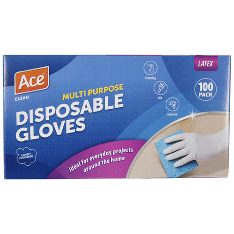 Ace Gloves Latex 100pk