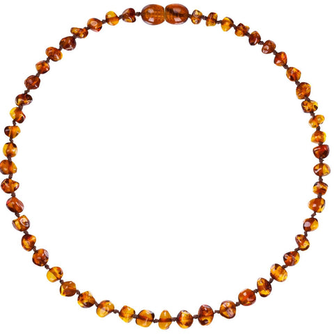 Bambeado Necklace Cognac 33cm