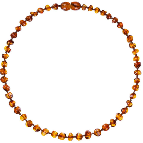 Bambeado Necklace Cognac 37cm