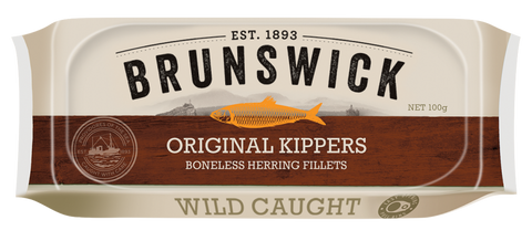 Brunswick Seafood Snacks Fish Fillets Kippered 100g