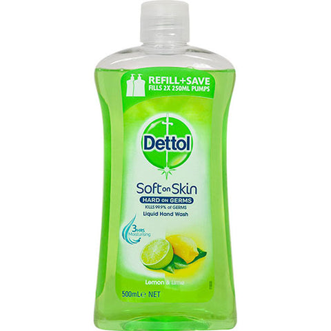 Dettol Liquid Hand Wash Lemon & Lime refill 500ml