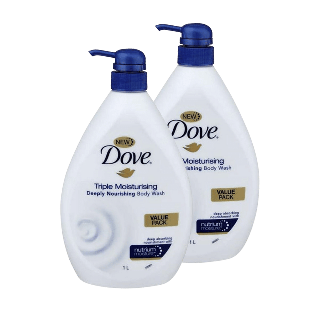 DOVE TRIPLE MOISTURE BODY WASH 2 X 1L – HORO.co.nz