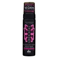 le tan uber stay self tanning foam violet base