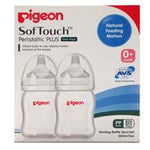 pigeon softouch peristaltic plus pp bottle 160ml twin pack