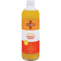 daily good organic fiji turmeric immunity shots 350ml