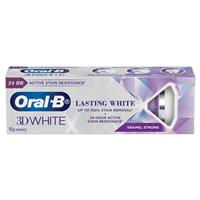 oral b toothpaste 3d white lasting enamel strong 95g