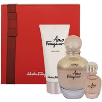 salvatore ferragame amo eau de pafum 100ml 3 piece set