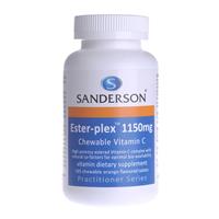 sanderson ester-plex vitamin c 1150mg orange chewable 165 tablets