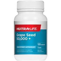 nutra-life grape seed 50000 120 capsules