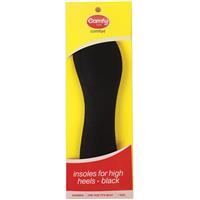 comfy feet insoles for high heels black