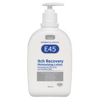 e45 itch recovery lotion 500ml