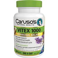 carusos natural health one a day vitex 1000 60 tablets