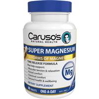 carusos natural health super magnesium 60 tablets