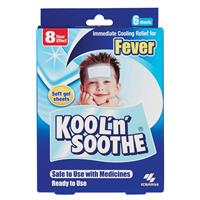 kool n soothe kids fever relief - 6 sheets