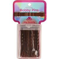 my beauty hair large bobby pins 60 pack brown