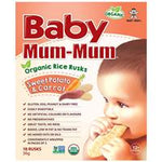baby mum-mum rice rusks sweet potato & carrot flavour 36g
