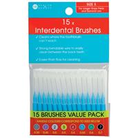 health & beauty interdental brushes 15 pieces size 5