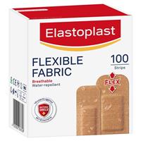 elastoplast flexible fabric strips 100 pack