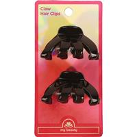 my beauty hair claw clip medium 2 pack black
