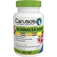 carusos natural health one a day echinacea 6500mg 50 tablets