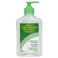 health & beauty hand sanitiser pump 350ml