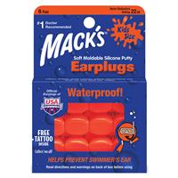 macks silicone ear plugs kids size 6 pair