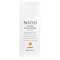 natio tinted moisturiser spf 50+ light @ HORO