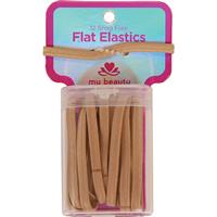 my beauty hair snag free flat elastic 12 pack blonde
