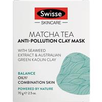 swisse matcha tea anti pollution clay mask 70g