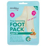 derma v10 moisturising foot mask argan oil
