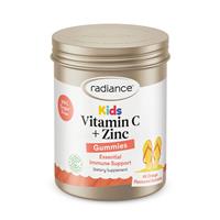 radiance kids gummies vitamin c & zinc 45 gummies