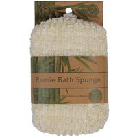 natural beauty ramie bath sponge