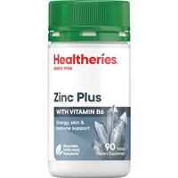 healtheries zinc plus 90 tablets