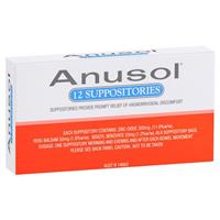 anusol suppositories 12